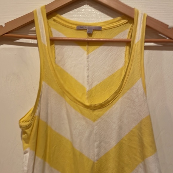 Gap Chevron Yellow Stripe Tank Top - Picture 2 of 5